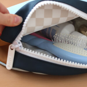 Trousse de toilette effet gomme Faro night blue 