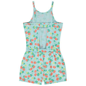 Combishort en jersey imprimé fantaisie fille 