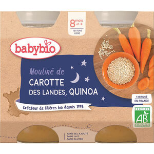 Petits Pots de Carotte et Quinoa 2x200g 