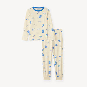 Pyjama 2 pièces garçon imprimé breakfast 