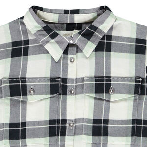 Chemise manches longues à carreaux pour fille 