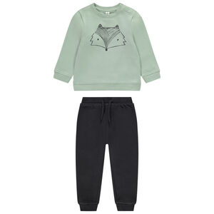 Ensemble jogging 2 pièces print renard pour bébé garçon 