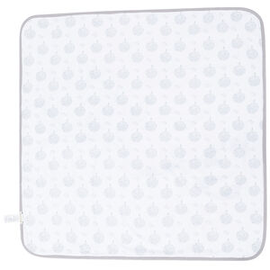 Couverture en jersey et ottoman 80x80 cm 