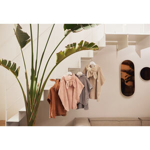 Poncho de bain en éponge Nougat 