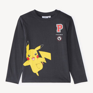 T-shirt manches longues garçon Pikachu Pokémon 
