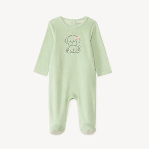 Dors-bien bébé fille en velours print mignon 