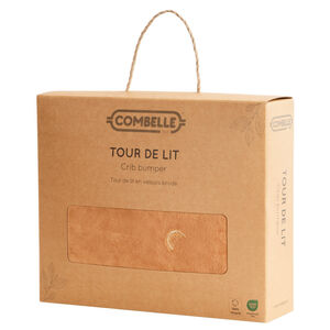 Tour de lit en velours Douce Hirondelle camel 