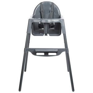 Chaise-haute fixe 2 en 1 Capucine grise 