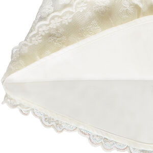 Jupe courte en tulle avec fleurs brodées pour bébé fille  