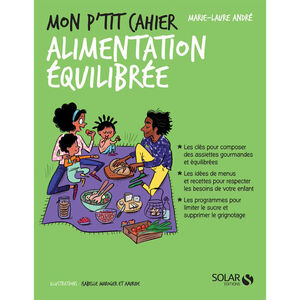Livre Mon p'tit cahier Alimentation équilibrée 