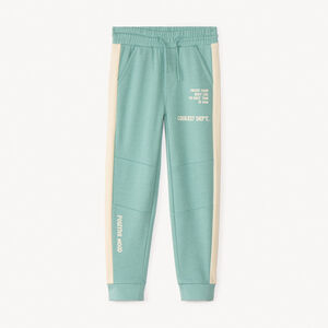 Jogging molleton printé à bandes pour garçon 