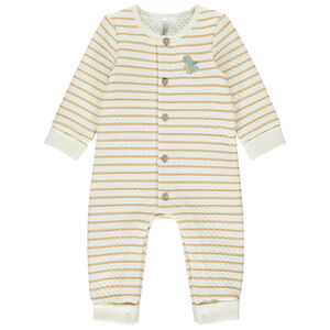 Combinaison longue à rayure pour bébé garçon  