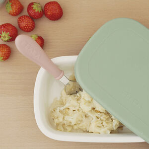 Lunchbox en céramique mineral/sage green 