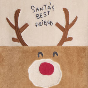 Set pyjama 2 pièces Renne de Noël en sherpa pour garçon 