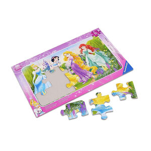 Puzzle 15 pièces La promenade des princesses Disney  
