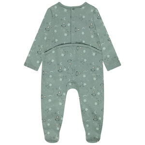 Dors-bien imprimé planètes pour bébé garçon avec ouvertures différentes selon l'âge 