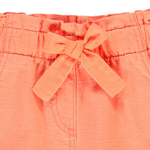 Short avec liens pour bébé fille 