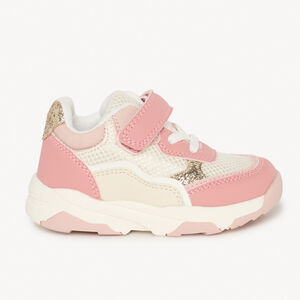 Sneakers à empiècements pailletés pour bébé fille 