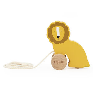 Jouet à tirer en bois 9CM Mr. Lion 