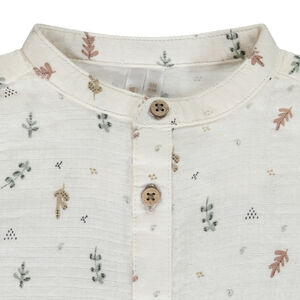 Ensemble 2 pièces avec salopette brodée pour bébé garçon 