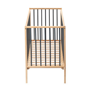 Lit à barreaux 70 x 140 cm Rémi anthracite 