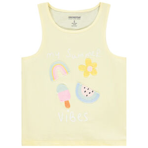 Débardeur à patchs crochet pour fille 