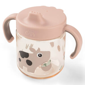 Tasse d'apprentissage Tiny farm Rose 