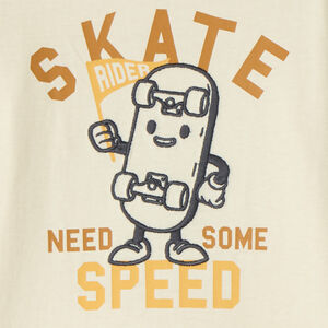 T-shirt manches longues bébé garçon print skateboard 