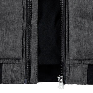 Doudoune matelassée chinée doublée micropolaire pour enfant garçon 