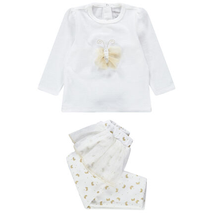 Pyjama En Velours A Papillon Et Volant En Tulle Orchestra Fr