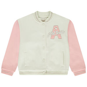 Veste Teddy en molleton effet colorblock pour fille  