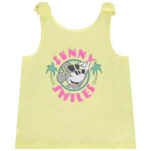 Débardeur print Mickey Disney et sequins magiques pour fille 
