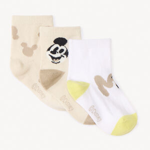 Lot de 3 chaussettes normales Mickey Mouse Disney pour garçon 