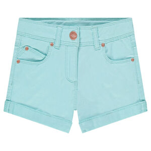 Short uni en maille fantaisie  