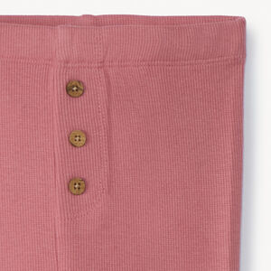 Caleçon effet côtelé à boutons pour bébé fille 