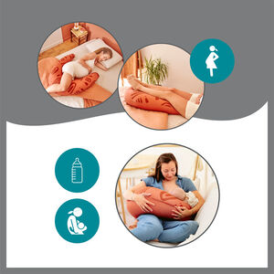 Coussin de grossesse B.Love - Earth terracotta 