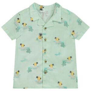 Chemise manches courtes imprimé îles pour bébé garçon 