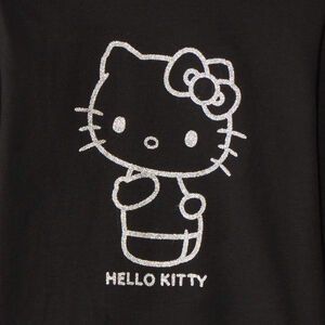 Sous pull fille à col roulé et motif Hello Kitty brillant 