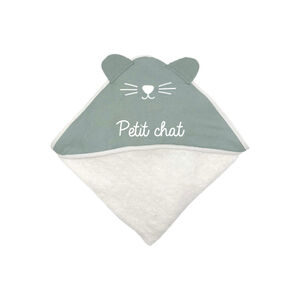 Cape de bain chat - Menthe 
