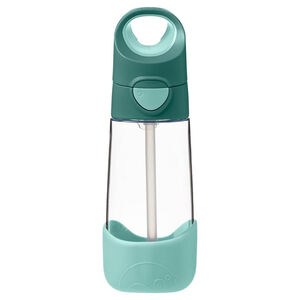Gourde Tritan avec paille en silicone pour enfants 450ml Emerald Forest 