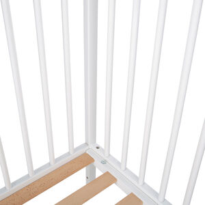 Lit en bois Tiny 60x120cm - Blanc 