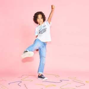 T-shirt manches courtes style football américain pour garçon 
