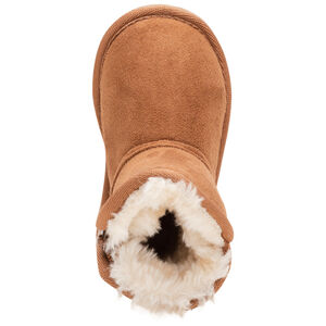 Bottines camel fourrées pour bébé fille 