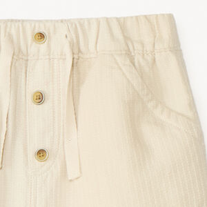Bermuda style cargo en toile uni pour bébé garçon 