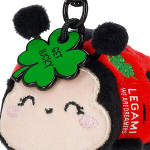 Porte-clés petite peluche Coccinelle 