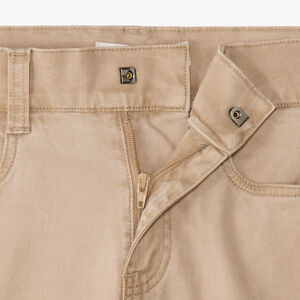 Pantalon cargo en toile unie garçon 