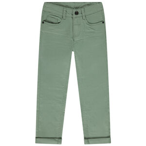 Pantalon slim uni effet crinkle pour garçon 