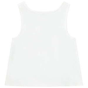 Débardeur en jersey avec détails en crochet fille 