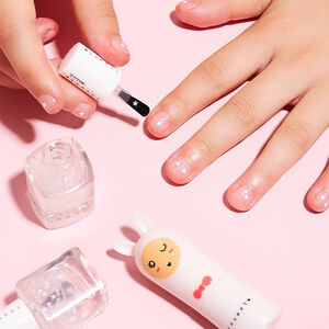 Mini vernis à l'eau Rose parfum fraise 