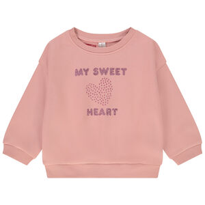Sweat oversize fantaisie en molleton pour bébé fille 